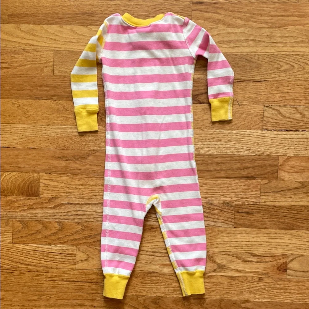 Hanna Andersson - Bold Stripe Long John Zip-Up Sleeper - Picture 7 of 11